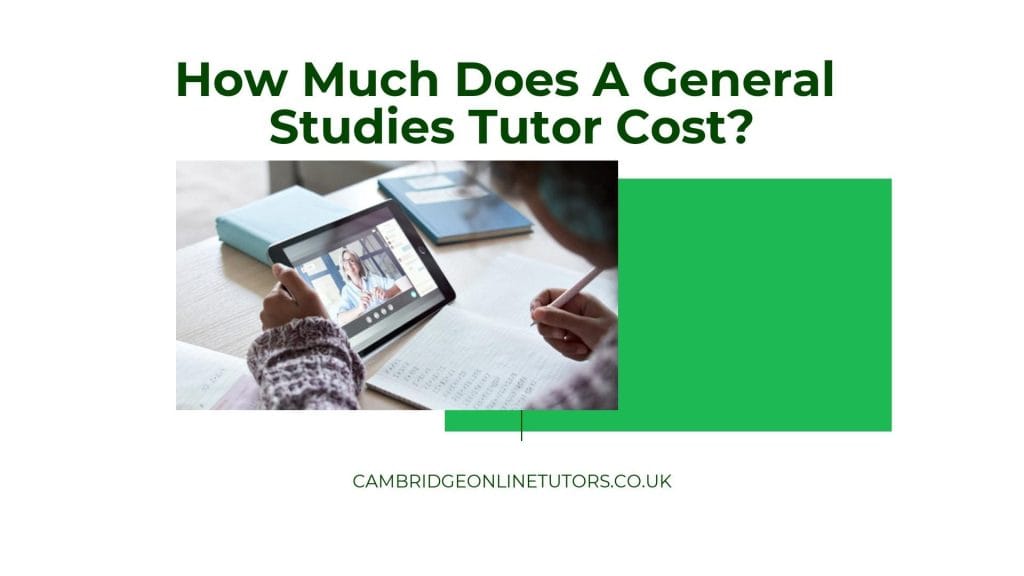 How Much Does A General Studies Tutor Cost? Private Tutor Rates ...