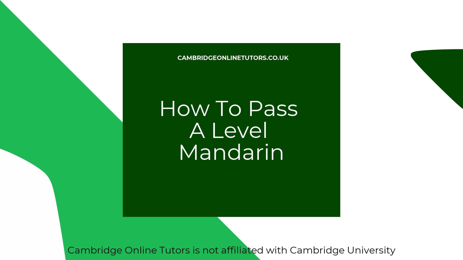 Cambridge Online Tutors