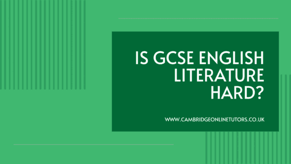 Is GCSE English Literature Hard - Graphic