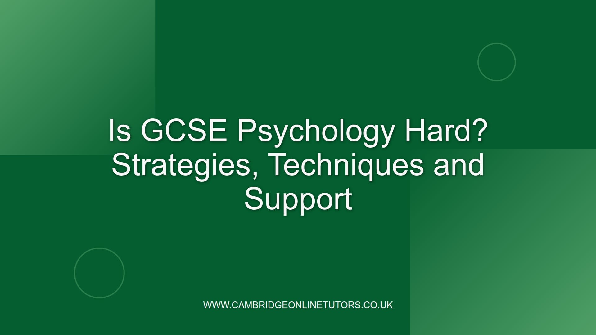 Cambridge Online Tutors