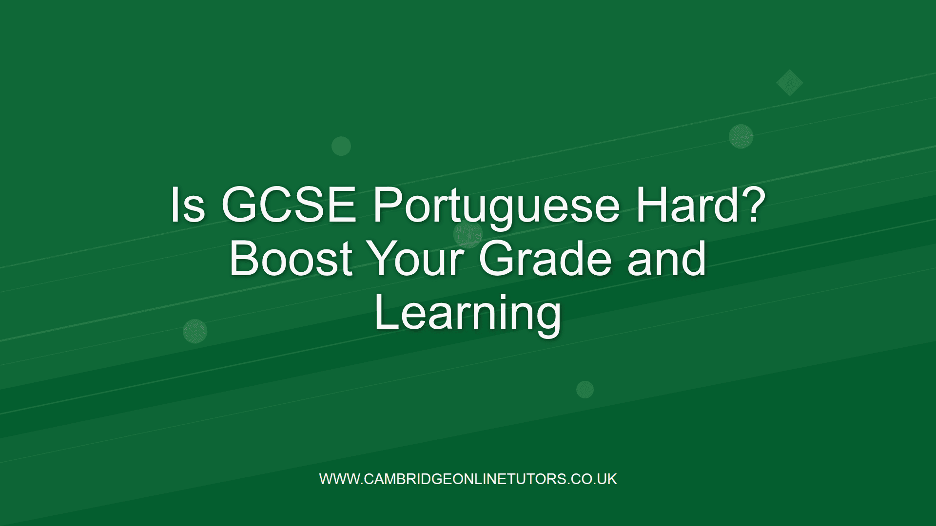 Is GCSE Portuguese Hard Graphic