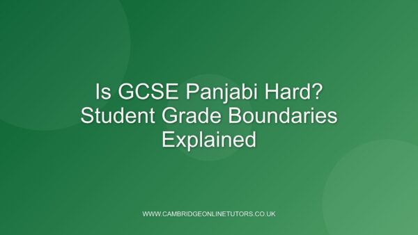 Is GCSE Panjabi Hard