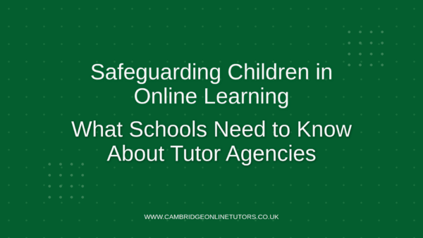 Safeguarding Children in Online Learning Graphic